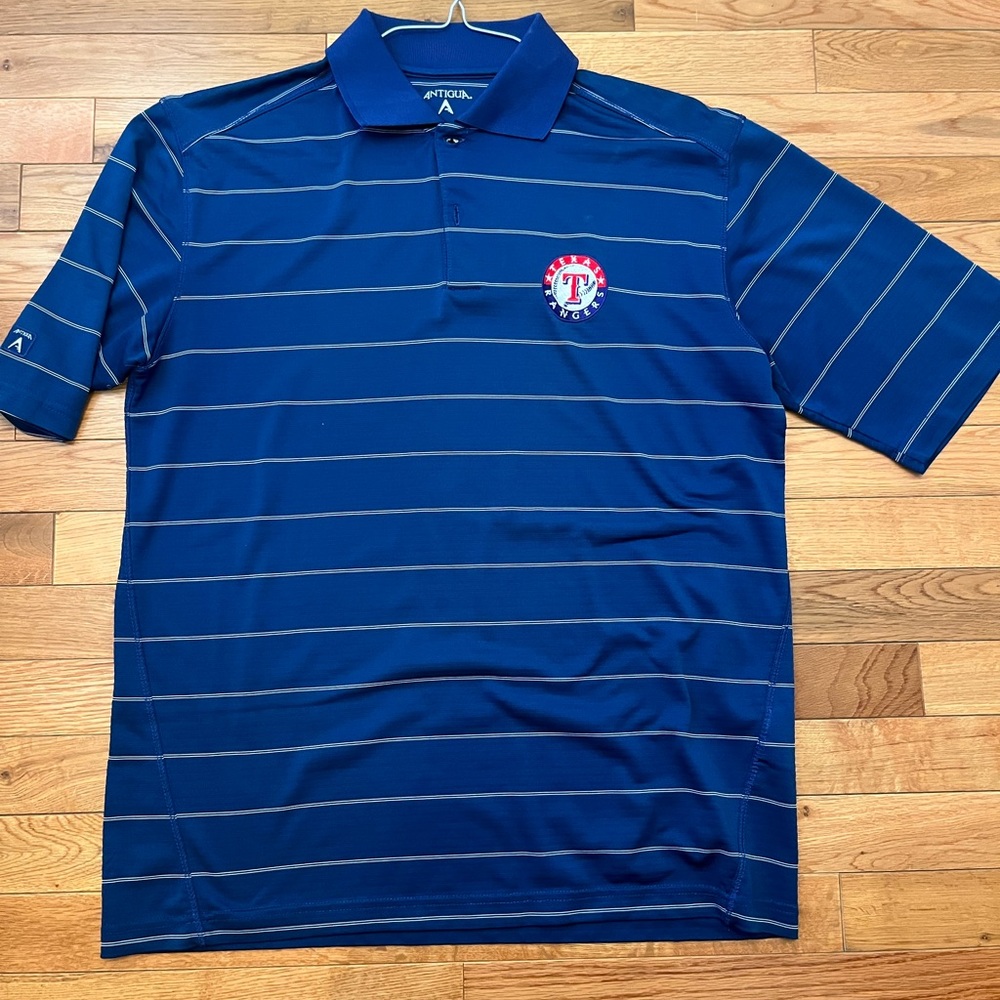 World Champion Texas Rangers Antigua Polo